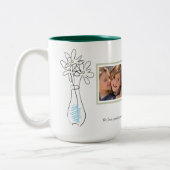 Moderne 'We Love Our Godmother' aangepaste mok met (Links)