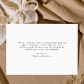 Moderne We Verwachten Fotozwangerschap Aankondiging