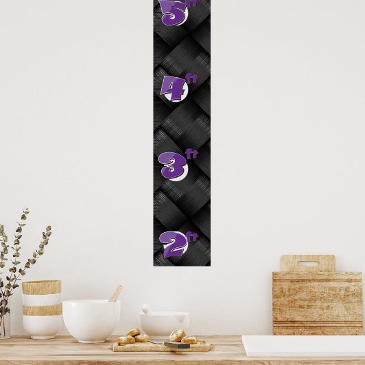 Moderne Weave Textuur Poster (Keuken)