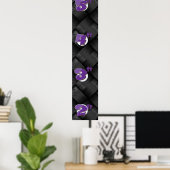 Moderne Weave Textuur Poster (Thuiskantoor)