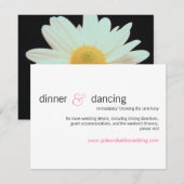 moderne webprofielkaart voor daisy informatiekaartje (Voorkant / Achterkant)