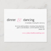 moderne webprofielkaart voor daisy informatiekaartje (Voorkant)