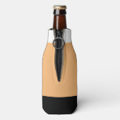 Moderne website Logo van Black Company White Peach Flesjeskoeler (Fles Achterkant)