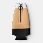 Moderne website Logo van Black Company White Peach Flesjeskoeler (Achterkant)