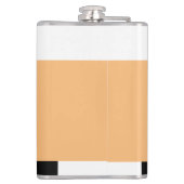 Moderne website Logo van Black Company White Peach Heupfles (Achterkant)