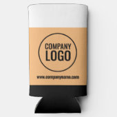 Moderne website Logo van Black Company White Peach Seltzer Blikjeskoeler (Achterkant)