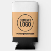 Moderne website Logo van Black Company White Peach Seltzer Blikjeskoeler (Voorkant)