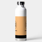 Moderne website Logo van Black Company White Peach Waterfles (Links)