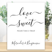 Moderne weddenschap is een leuk persoonlijk tintje poster