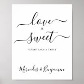 Moderne weddenschap is een leuk persoonlijk tintje poster (Voorkant)