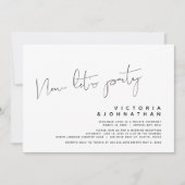 Moderne weddenschap, nu een feest kaart (Voorkant)