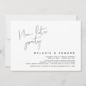 Moderne weddenschap, nu een feest kaart (Voorkant)