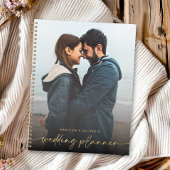 Moderne Wedding Planner Gold Glitter Kalligrafie