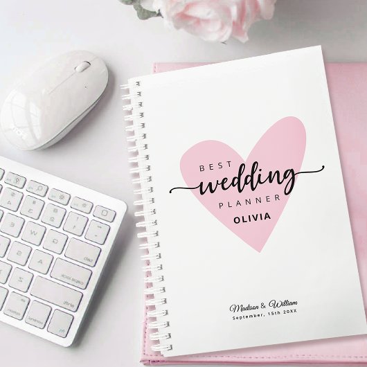 Moderne weddingplanner planner