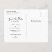 Moderne weduwschap van het Manuscript sparen de Da Aankondigingskaart (Achterkant)