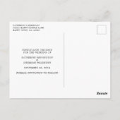 Moderne weduwschap van het Manuscript sparen de Da Briefkaart (Achterkant)