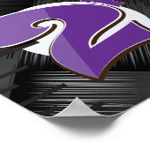 Moderne Weef Textuur Poster (Hoek)