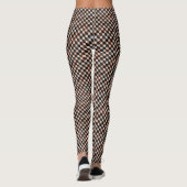 Moderne weefsel abstract geometrisch patroon 1277 leggings (Achterkant)