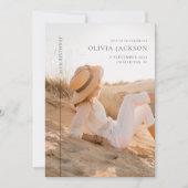 Moderne Weekend Verjaardag Routebeschrijving Foto Kaart (Voorkant)