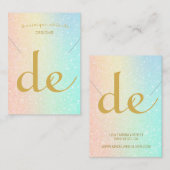 Moderne weergave van Ketting Visitekaartje (Voorkant / Achterkant)