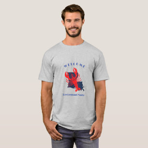 Moderne welkom rivierkreeft Louisiana aangepaste n T-shirt