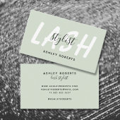 Moderne welkomstlichterij visitekaartje