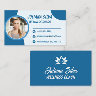 Moderne Wellness Coach Hulp bij Zakelijke Visiteka Visitekaartje