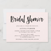 Moderne wens | Blush roze Vrijgezellenfeest Kaart (Voorkant)