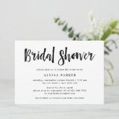 Moderne wens | Zwart-wit Vrijgezellenfeest Kaart (Staand voorkant)