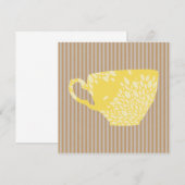 Moderne Wenskaart voor beker- en strepesplein (Voorkant / Achterkant)