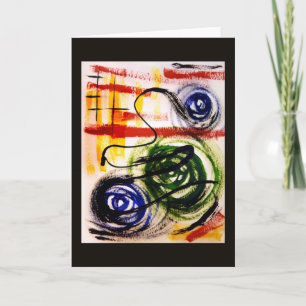 Moderne Wenskaart voor machines Kaart