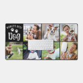Moderne Werelden Beste Hond 7 Foto Collage Custom Bureaumat (Keyboard & Muis)