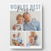 Moderne werelden Beste Pawpaw 3 Foto Plaque Fotoplaat (voorkant)