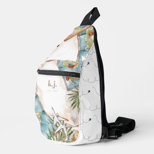 Moderne wereldreiziger | Monogram Sling Bag (Rechterhoek)