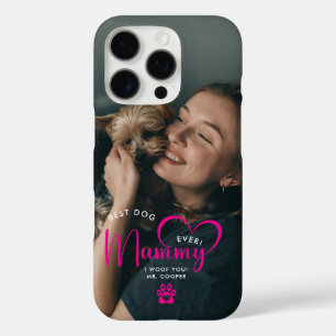 Moderne Wereld's Beste Hond Mummy Gift Foto iPhone 16 Pro Hoesje