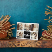 Moderne wereld's beste moeder 5 foto collage fotoplaat (Zijkant)