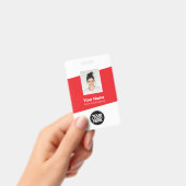Moderne Werknemersfoto, Bar Code, Logo, Naam Badge (Handheld)