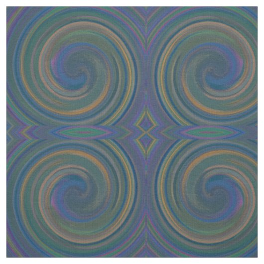 Moderne Wervelende Abstracte Kunst #22 Stof (Swatch)
