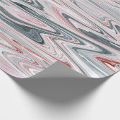 Moderne wervelingen Abstracte Waterverf Cadeaupapier (Hoek)