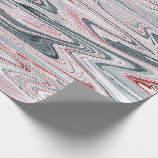 Moderne wervelingen Abstracte Waterverf Cadeaupapier (Hoek)