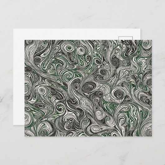 Moderne wervelingen uit het midden van de eeuw briefkaart (Voorkant / Achterkant)