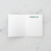 Moderne wervelster van David Custom Bar Bat Mitzva Bedankkaart (Binnen)