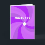 Moderne wervelster van David MAZEL TOV Bar Mitzvah Kaart<br><div class="desc">Perfecte felicitatiekaart om een vleermuis mitswa, bar mitswa, bruiloft of andere joodse viering te sturen! Hand gemaakte kunst voor jou. VOLLEDIG ! Klik op "Personaliseren" hierboven om de tekst te bewerken. Klik op "bewerken met behulp van design tool" om de lettertypen, kleuren en plaatsingen aan te passen. Design is ook...</div>