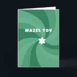 Moderne wervelster van David MAZEL TOV Bar Mitzvah Kaart<br><div class="desc">Perfecte felicitatiekaart om een vleermuis mitswa, bar mitswa, bruiloft of andere joodse viering te sturen! Hand gemaakte kunst voor jou. VOLLEDIG ! Klik op "Personaliseren" hierboven om de tekst te bewerken. Klik op "bewerken met behulp van design tool" om de lettertypen, kleuren en plaatsingen aan te passen. Design is ook...</div>