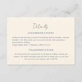 Moderne Westerne Boho bruiloft details Informatiekaartje