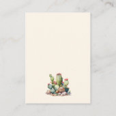 Moderne Westerne Cowboy rustieke land bruiloft Informatiekaartje (Achterkant)