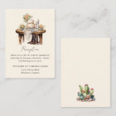 Moderne Westerne Cowboy rustieke land bruiloft Informatiekaartje (Voorkant / Achterkant)