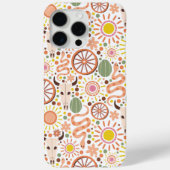 Moderne Westerse Koeienschedel Woestijn Zon Patroo Case-Mate iPhone Case (Achterkant)
