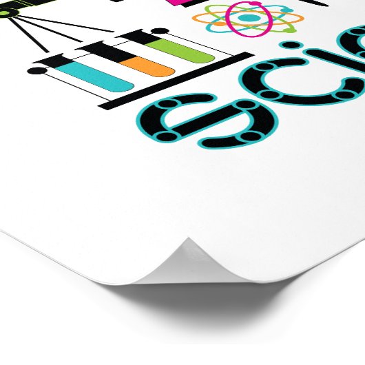 Moderne wetenschapshulpmiddelen, objecten & appara poster (Hoek)