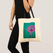 Moderne Whimsical Ballerina Canvas tas door Prisar (Voorkant (product))